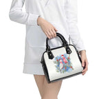 Australia Christmas Shoulder Handbag Aussie Galah Santa Watercolor Style - Aussie Hoodie