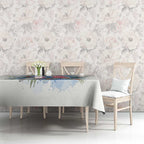 Australia Christmas Tablecloth Aussie Galah Santa Watercolor Style - Aussie Hoodie
