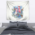 Australia Christmas Tapestry Aussie Galah Santa Watercolor Style - Aussie Hoodie