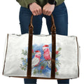Australia Christmas Travel Bag Aussie Galah Santa Watercolor Style - Aussie Hoodie