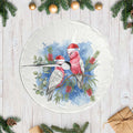 Australia Christmas Tree Skirt Aussie Galah Santa Watercolor Style - Aussie Hoodie
