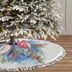 Australia Christmas Tree Skirt Aussie Galah Santa Watercolor Style - Aussie Hoodie