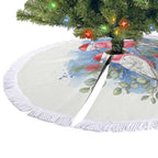 Australia Christmas Tree Skirt Aussie Galah Santa Watercolor Style - Aussie Hoodie