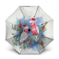 Australia Christmas Umbrella Aussie Galah Santa Watercolor Style - Aussie Hoodie
