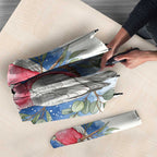 Australia Christmas Umbrella Aussie Galah Santa Watercolor Style - Aussie Hoodie