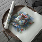 Australia Christmas Wrapping Paper Aussie Galah Santa Watercolor Style - Aussie Hoodie