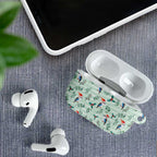Australia Christmas AirPods Case Aussie Kookaburra Watercolor Seamless Style - Aussie Hoodie