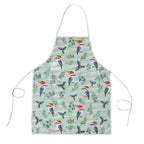Australia Christmas Apron Aussie Kookaburra Watercolor Seamless Style - Aussie Hoodie