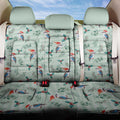 Australia Christmas Back Car Seat Cover Aussie Kookaburra Watercolor Seamless Style - Aussie Hoodie