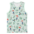 Australia Christmas Basketball Jersey Aussie Kookaburra Watercolor Seamless Style - Aussie Hoodie