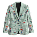 Australia Christmas Blazer Aussie Kookaburra Watercolor Seamless Style - Aussie Hoodie