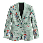 Australia Christmas Blazer Aussie Kookaburra Watercolor Seamless Style - Aussie Hoodie