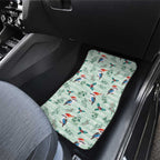 Australia Christmas Car Mats Aussie Kookaburra Watercolor Seamless Style - Aussie Hoodie