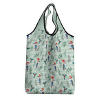 Australia Christmas Grocery Bag Aussie Kookaburra Watercolor Seamless Style - Aussie Hoodie