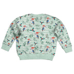 Australia Christmas Kid Ugly Christmas Sweater Aussie Kookaburra Watercolor Seamless Style - Aussie Hoodie