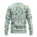 Australia Christmas Ugly Christmas Sweater Aussie Kookaburra Watercolor Seamless Style - Aussie Hoodie