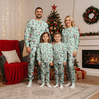 Australia Christmas Pajama Set Aussie Kookaburra Watercolor Seamless Style - Aussie Hoodie