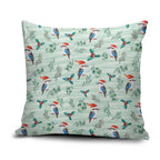 Australia Christmas Pillow Cover Aussie Kookaburra Watercolor Seamless Style - Aussie Hoodie
