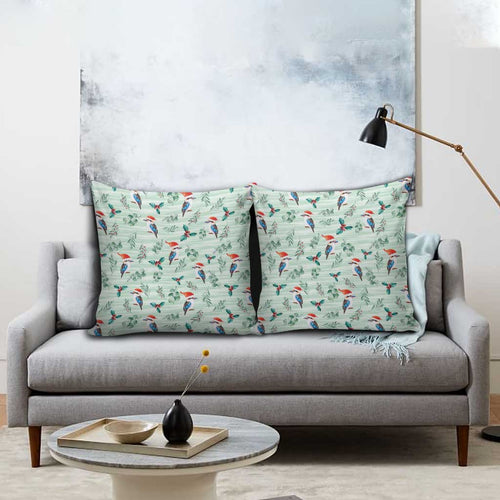 Australia Christmas Pillow Cover Aussie Kookaburra Watercolor Seamless Style - Aussie Hoodie