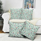 Australia Christmas Pillow Cover Aussie Kookaburra Watercolor Seamless Style - Aussie Hoodie
