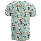 Australia Christmas T Shirt Aussie Kookaburra Watercolor Seamless Style - Aussie Hoodie