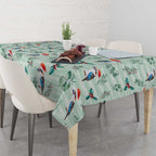 Australia Christmas Tablecloth Aussie Kookaburra Watercolor Seamless Style - Aussie Hoodie