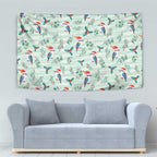 Australia Christmas Tapestry Aussie Kookaburra Watercolor Seamless Style - Aussie Hoodie