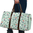 Australia Christmas Travel Bag Aussie Kookaburra Watercolor Seamless Style - Aussie Hoodie