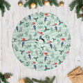 Australia Christmas Tree Skirt Aussie Kookaburra Watercolor Seamless Style - Aussie Hoodie