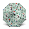 Australia Christmas Umbrella Aussie Kookaburra Watercolor Seamless Style - Aussie Hoodie
