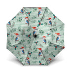 Australia Christmas Umbrella Aussie Kookaburra Watercolor Seamless Style - Aussie Hoodie