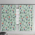 Australia Christmas Window Curtain Aussie Kookaburra Watercolor Seamless Style - Aussie Hoodie