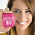 New Zealand Breast Cancer Awareness AirPods Case Maori Butterfly Pink Ribbon - Aussie Hoodie