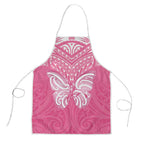 New Zealand Breast Cancer Awareness Apron Maori Butterfly Pink Ribbon - Aussie Hoodie