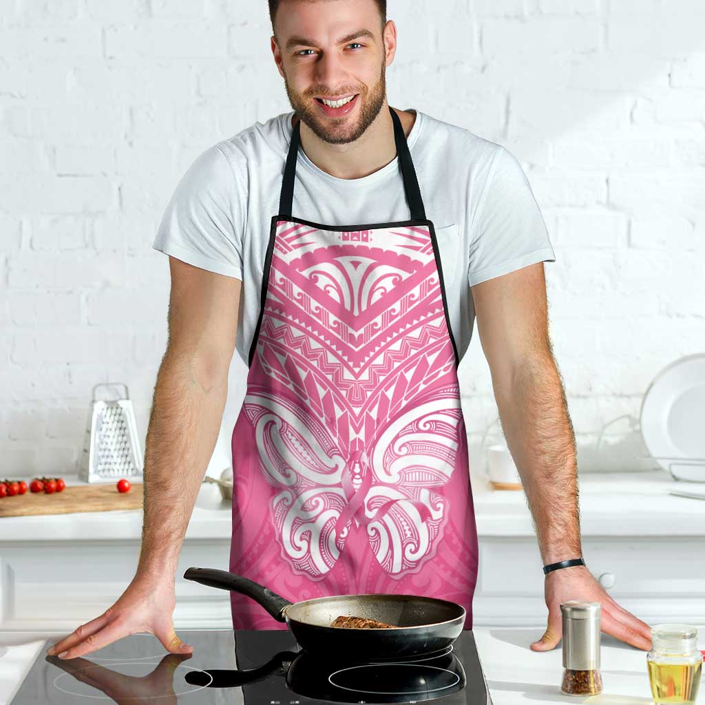 New Zealand Breast Cancer Awareness Apron Maori Butterfly Pink Ribbon - Aussie Hoodie