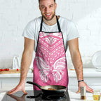 New Zealand Breast Cancer Awareness Apron Maori Butterfly Pink Ribbon - Aussie Hoodie