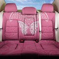 New Zealand Breast Cancer Awareness Back Car Seat Cover Maori Butterfly Pink Ribbon - Aussie Hoodie