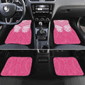 New Zealand Breast Cancer Awareness Car Mats Maori Butterfly Pink Ribbon - Aussie Hoodie
