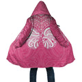 New Zealand Breast Cancer Awareness Cloak Maori Butterfly Pink Ribbon - Aussie Hoodie