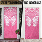 New Zealand Breast Cancer Awareness Door Cover Maori Butterfly Pink Ribbon - Aussie Hoodie