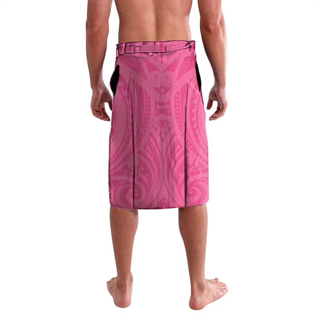 New Zealand Breast Cancer Awareness Lavalava Maori Butterfly Pink Ribbon - Aussie Hoodie