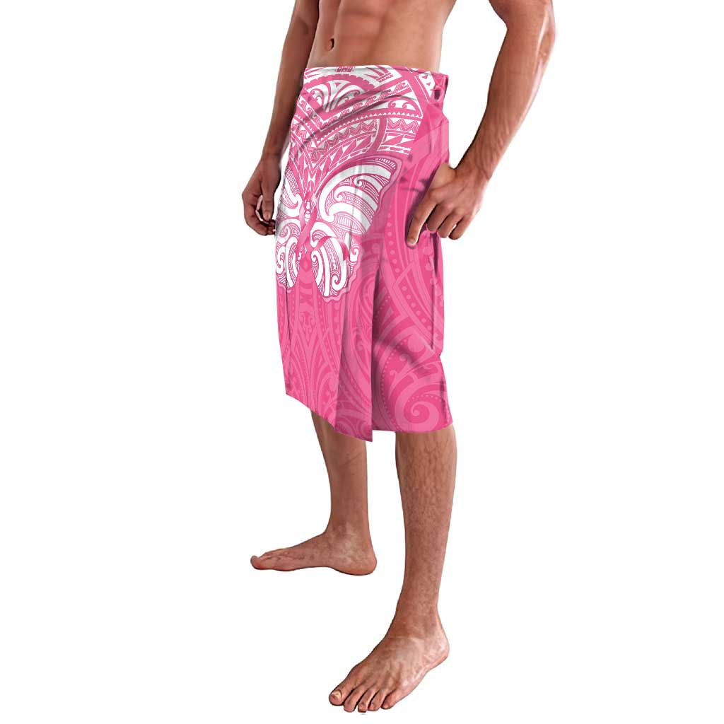 New Zealand Breast Cancer Awareness Lavalava Maori Butterfly Pink Ribbon - Aussie Hoodie
