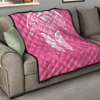 New Zealand Breast Cancer Awareness Quilt Maori Butterfly Pink Ribbon - Aussie Hoodie