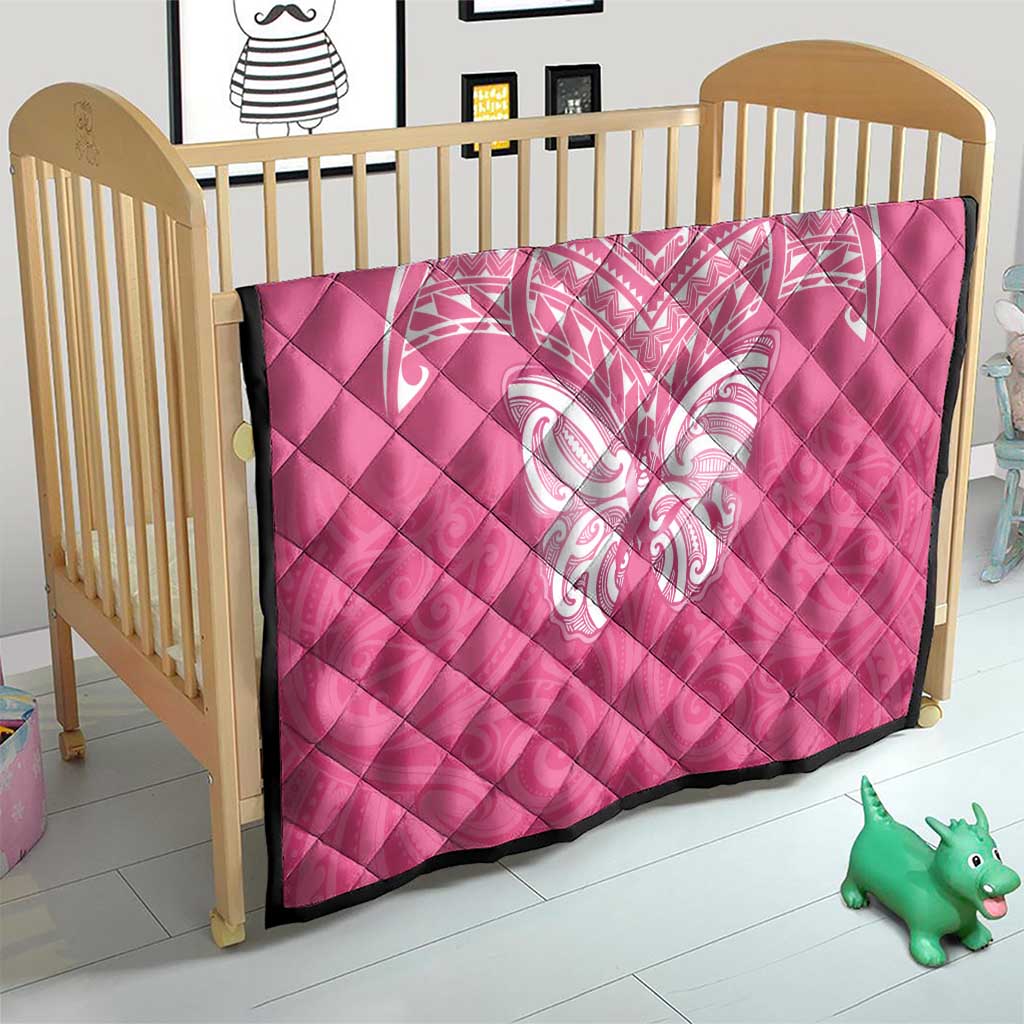 New Zealand Breast Cancer Awareness Quilt Maori Butterfly Pink Ribbon - Aussie Hoodie