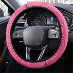 New Zealand Breast Cancer Awareness Steering Wheel Cover Maori Butterfly Pink Ribbon - Aussie Hoodie
