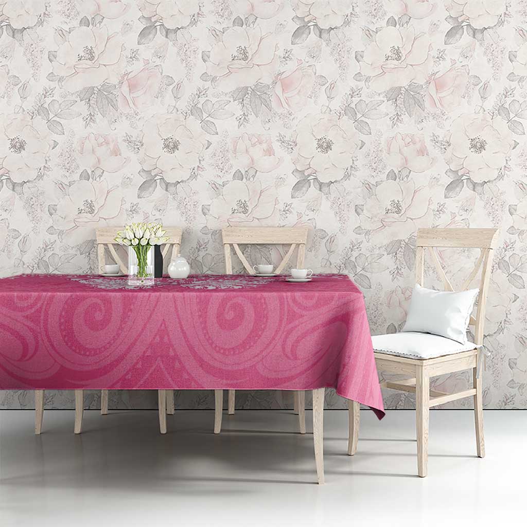 New Zealand Breast Cancer Awareness Tablecloth Maori Butterfly Pink Ribbon - Aussie Hoodie