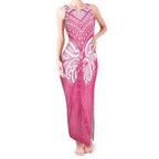 New Zealand Breast Cancer Awareness Tank Maxi Dress Maori Butterfly Pink Ribbon - Aussie Hoodie