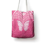 New Zealand Breast Cancer Awareness Tote Bag Maori Butterfly Pink Ribbon - Aussie Hoodie