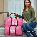 New Zealand Breast Cancer Awareness Travel Bag Maori Butterfly Pink Ribbon - Aussie Hoodie