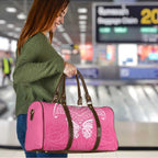 New Zealand Breast Cancer Awareness Travel Bag Maori Butterfly Pink Ribbon - Aussie Hoodie